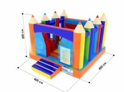 Батут надувной Карандаши АЭРОМИР 227 Детские площадки